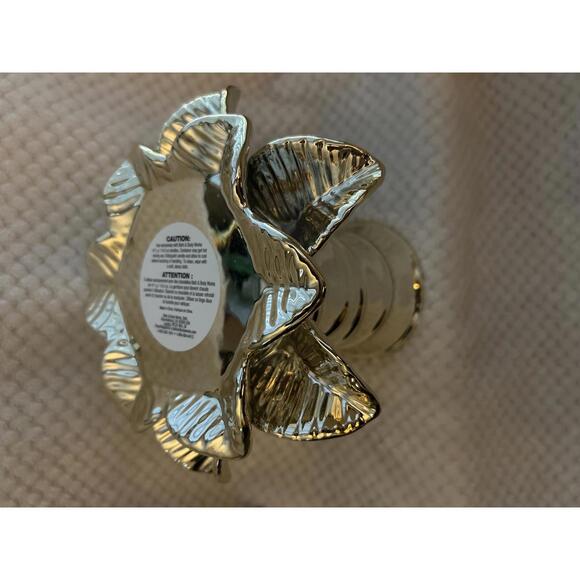 Bath & Body Works Gold Palm Tree Candle Holder - Picture 4 of 5